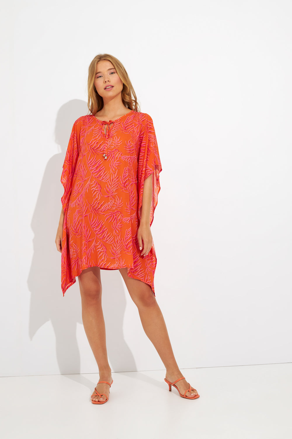 Harmony - Καφτάνι Εμπριμέ Νυχτερίδα Viscose