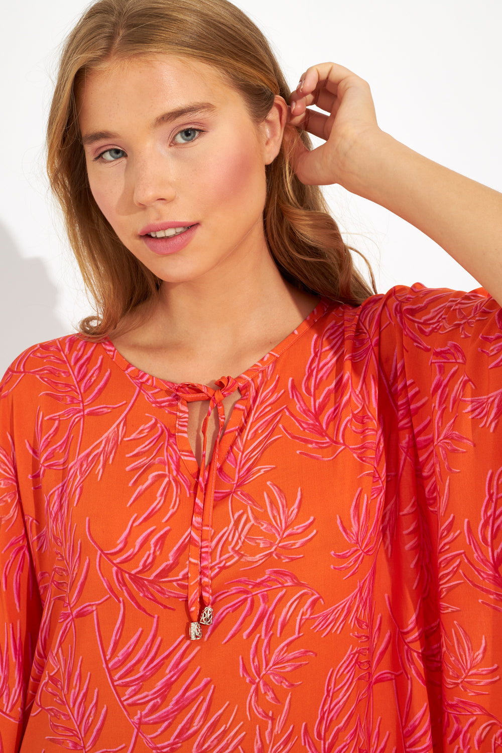 Harmony - Καφτάνι Εμπριμέ Νυχτερίδα Viscose