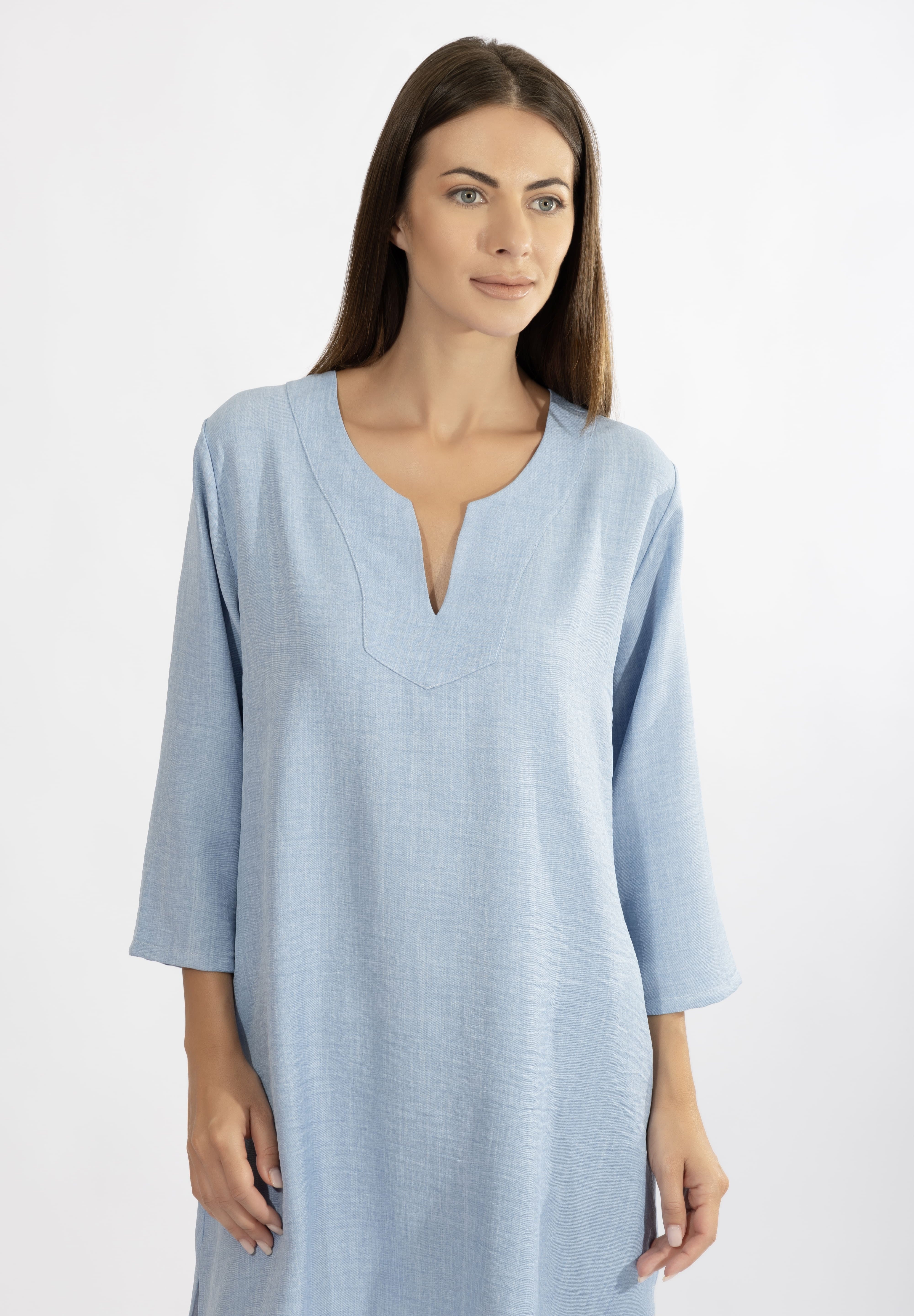 Harmony - Resort V-Neck Καφτάνι Με 3/4 Μανίκι
