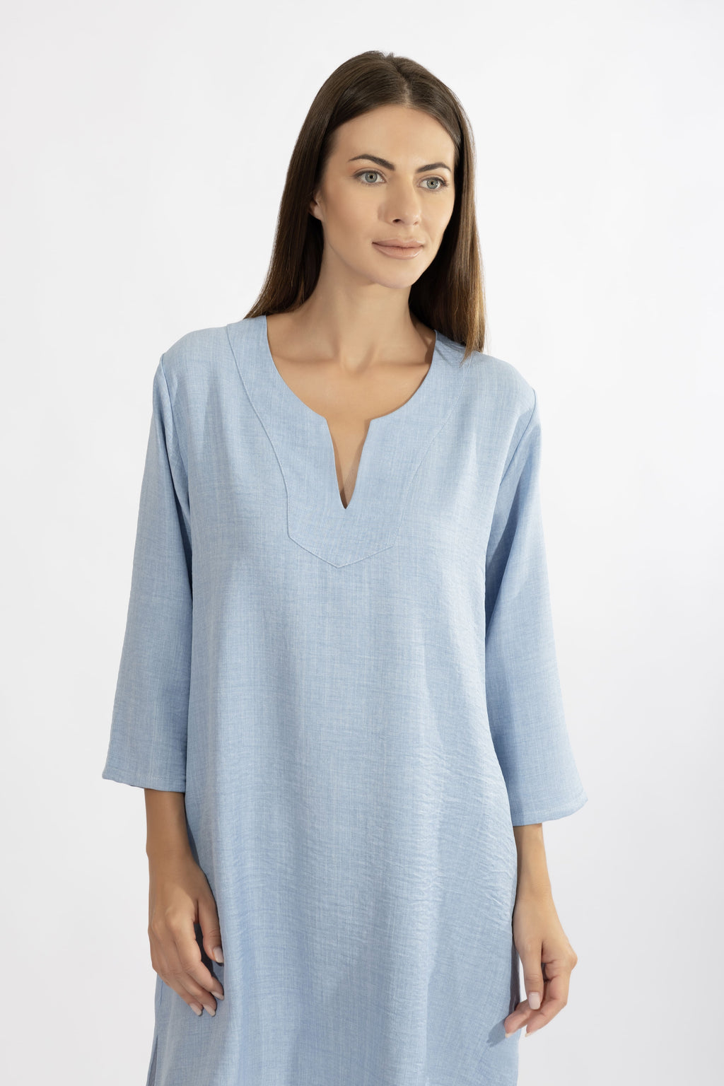 Harmony - Resort V-Neck Καφτάνι Με 3/4 Μανίκι