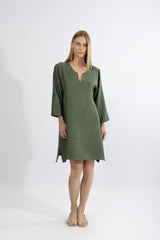 Harmony - Resort V-Neck Καφτάνι Με 3/4 Μανίκι