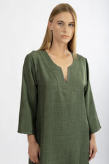 Harmony - Resort V-Neck Καφτάνι Με 3/4 Μανίκι