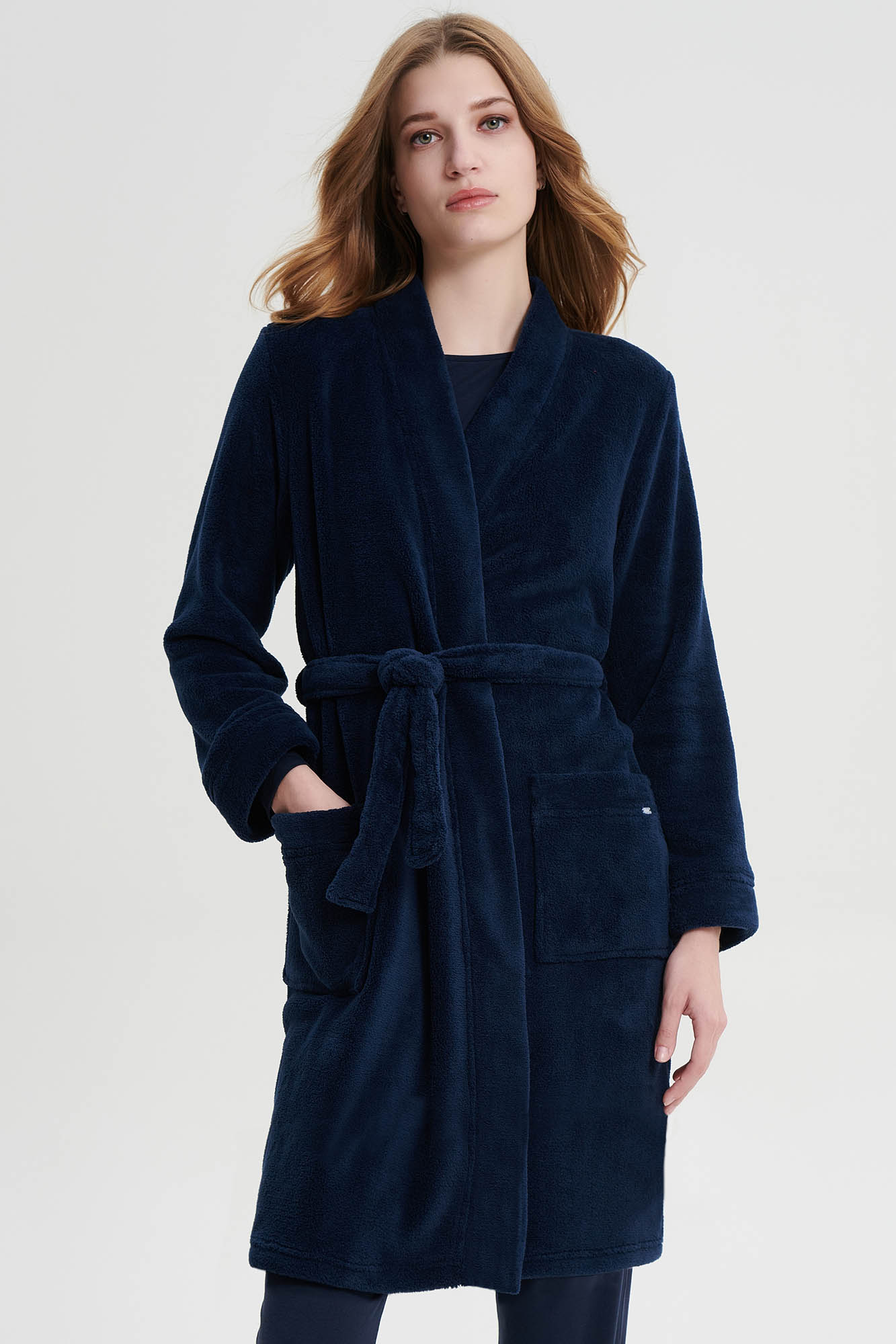 Vamp - Μονόχρωμη Σταυρωτή Ρόμπα