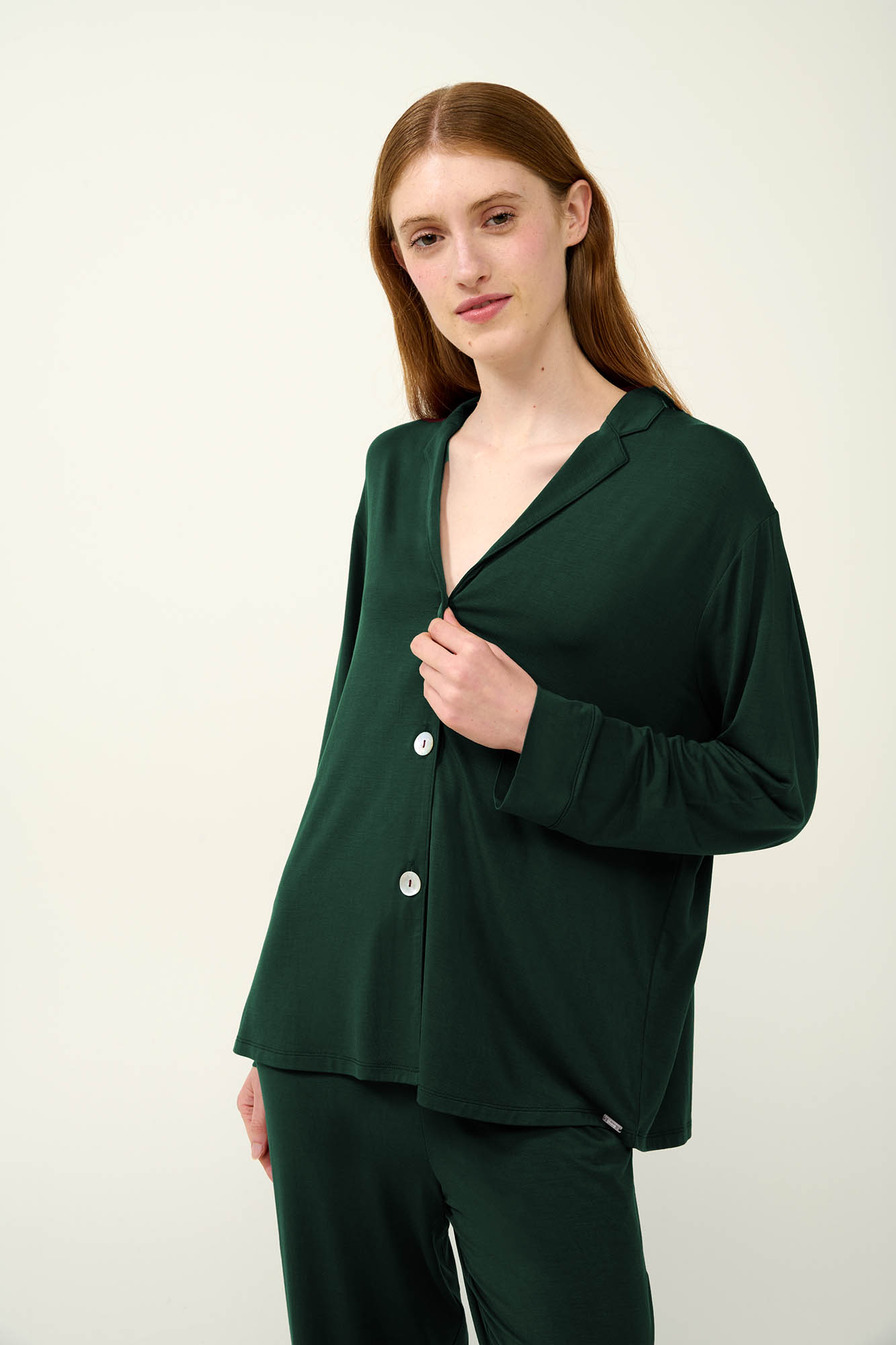 Vamp - Κουμπωτή Γυναικεία Πυτζάμα Micromodal