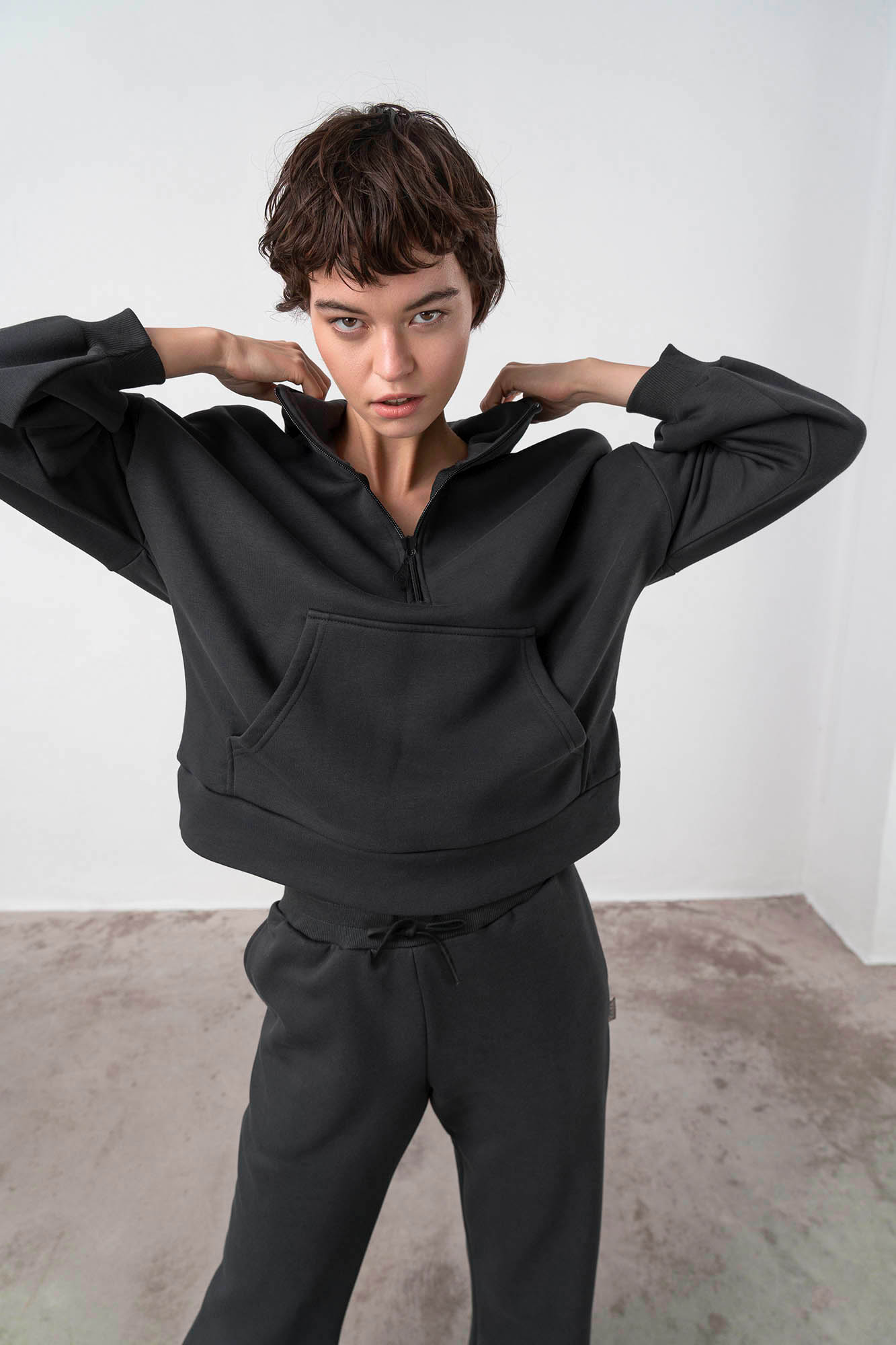 Vamp - Μονόχρωμο Παντελόνι Καμπάνα