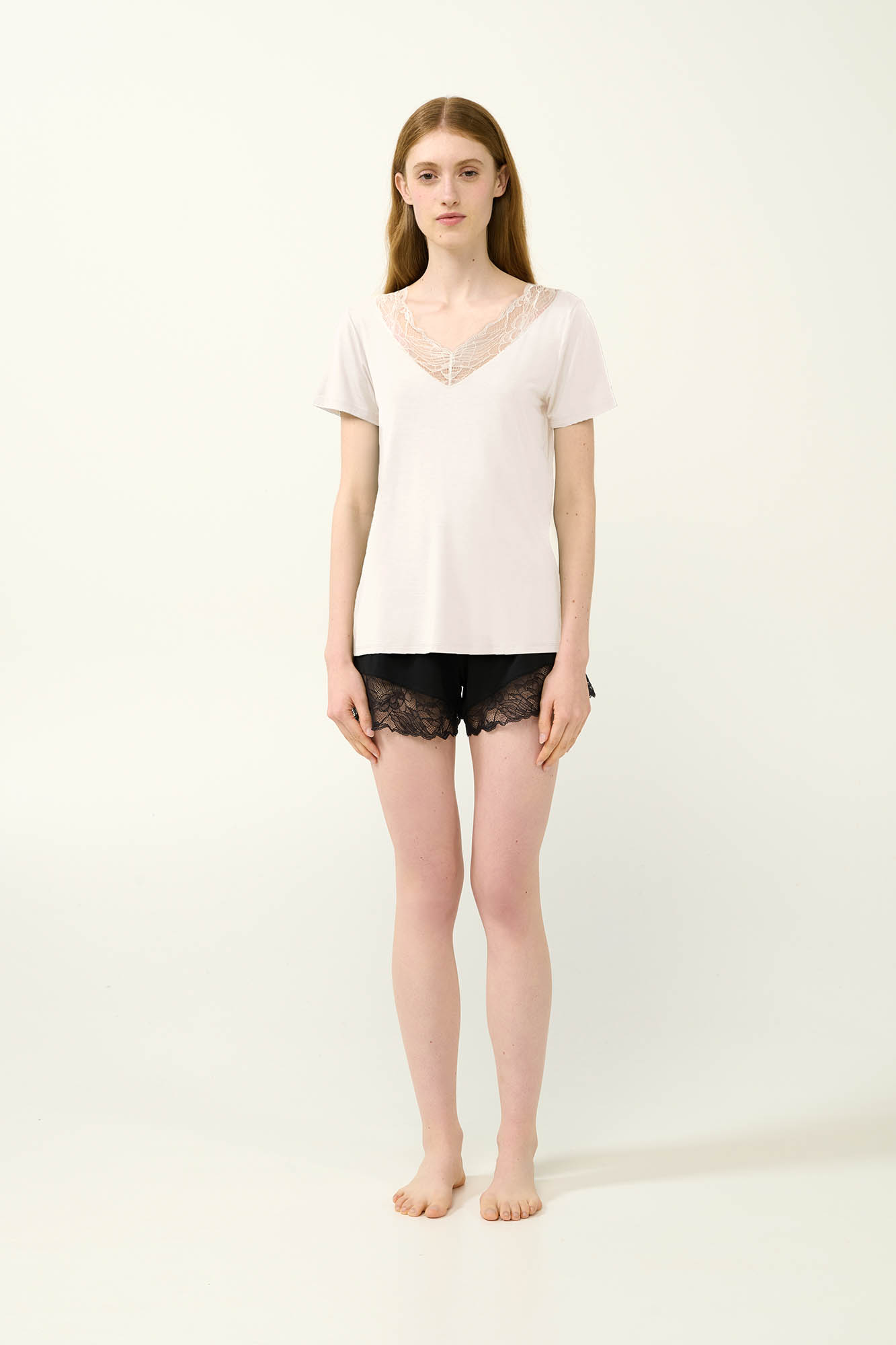 Vamp - Γυναικείο Micromodal Φανελάκι με Δαντέλα