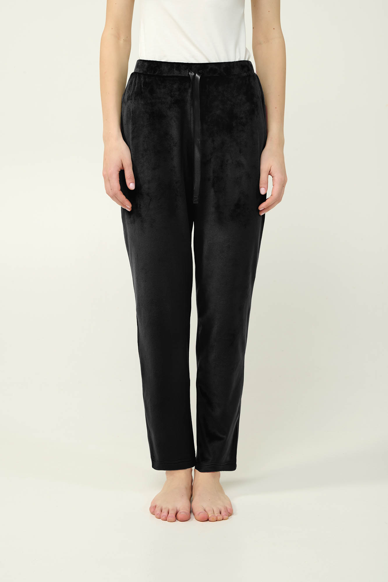 Vamp - Μονόχρωμο Γυναικείο Παντελόνι Velvet