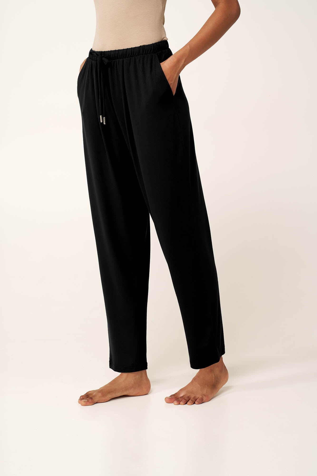 Vamp - Γυναικείο Tapered Viscose Παντελόνι