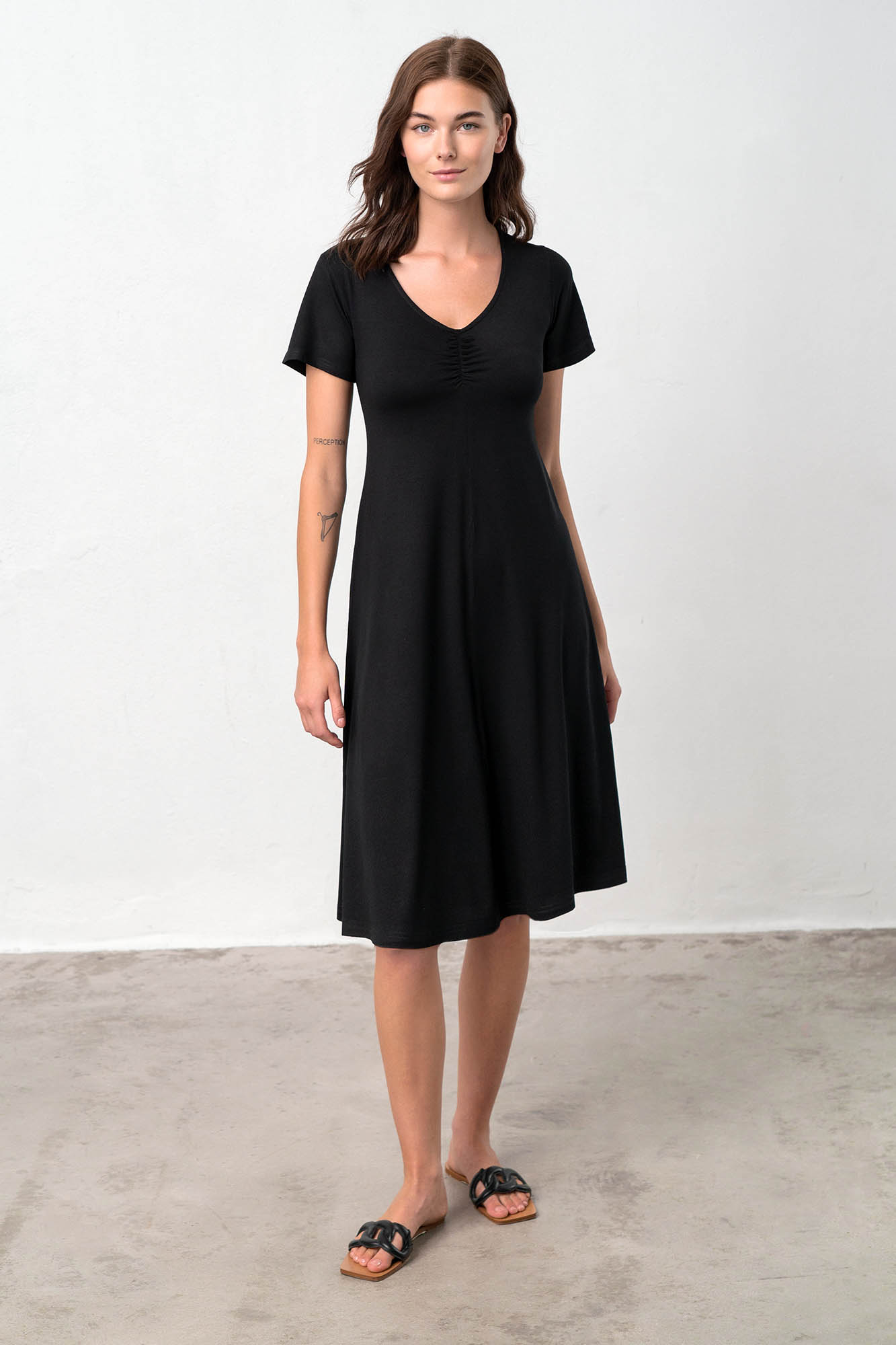 Vamp - Φόρεμα με Κοντό Μανίκι