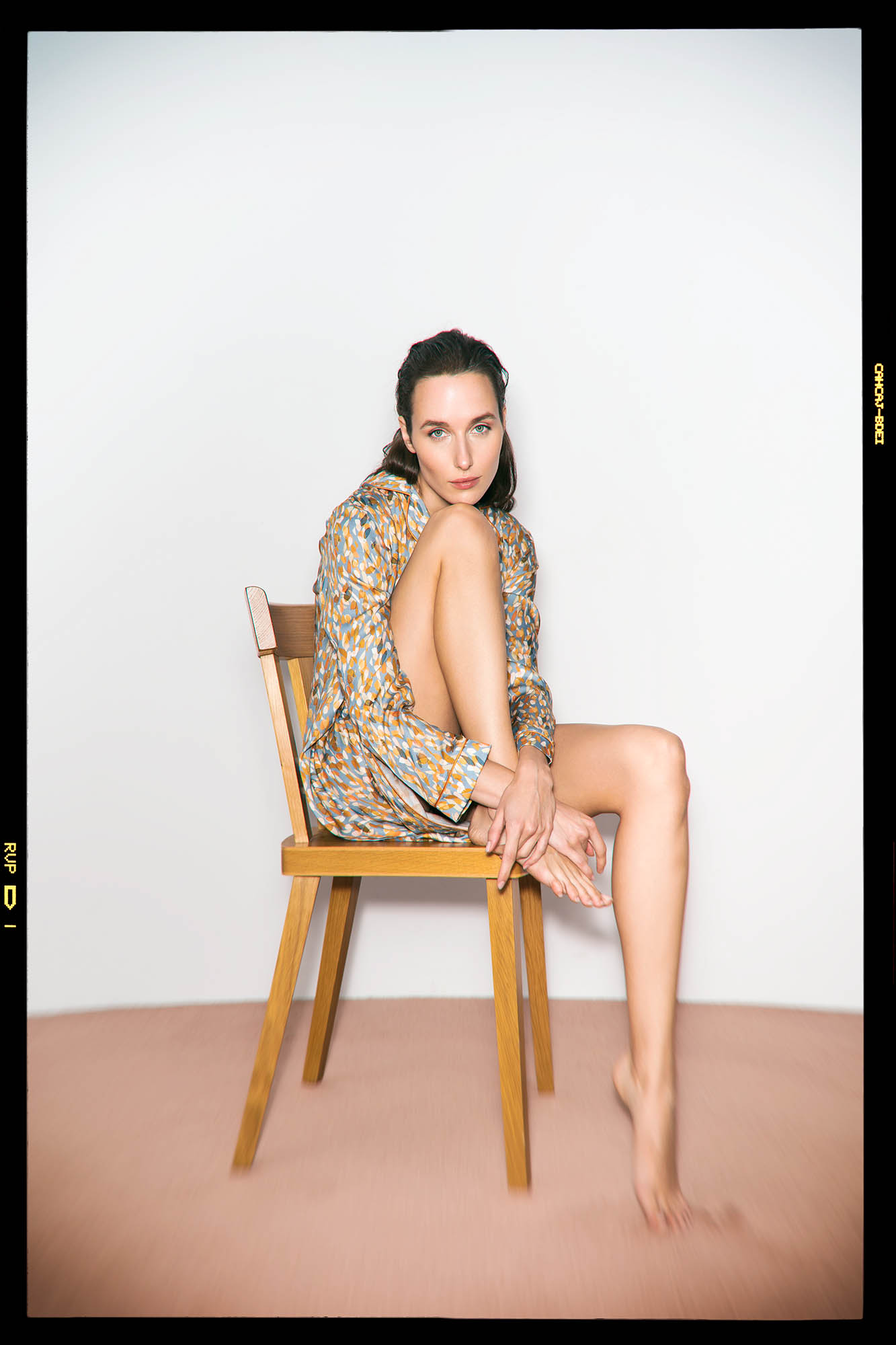 Vamp - Εμπριμέ Κουμπωτό Νυχτικό