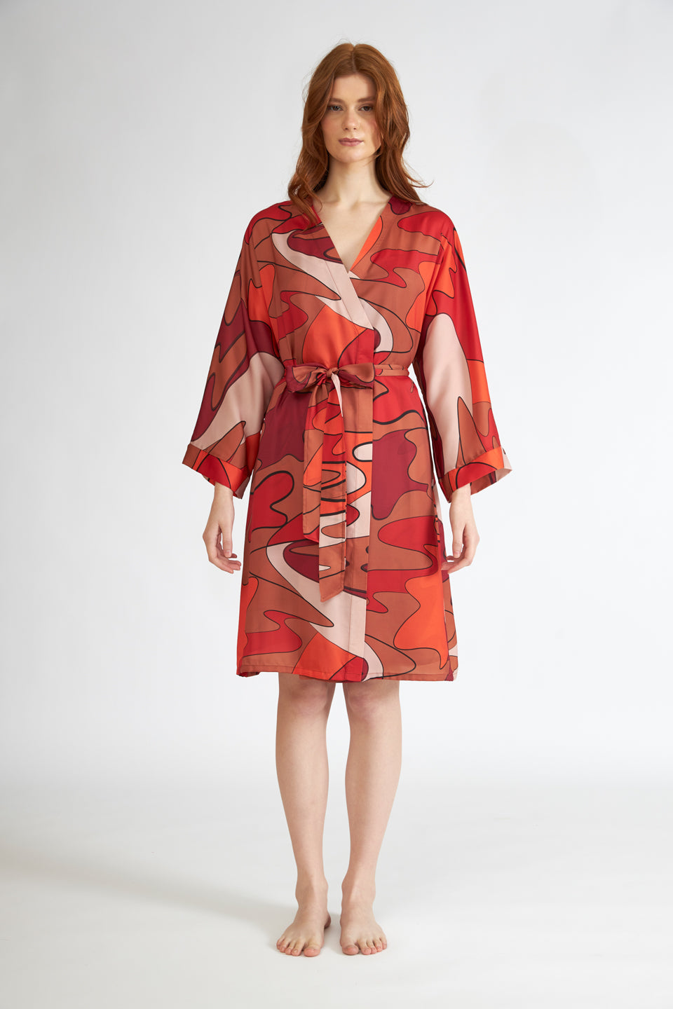 Harmony - Ρόμπα Εμπριμέ Satin