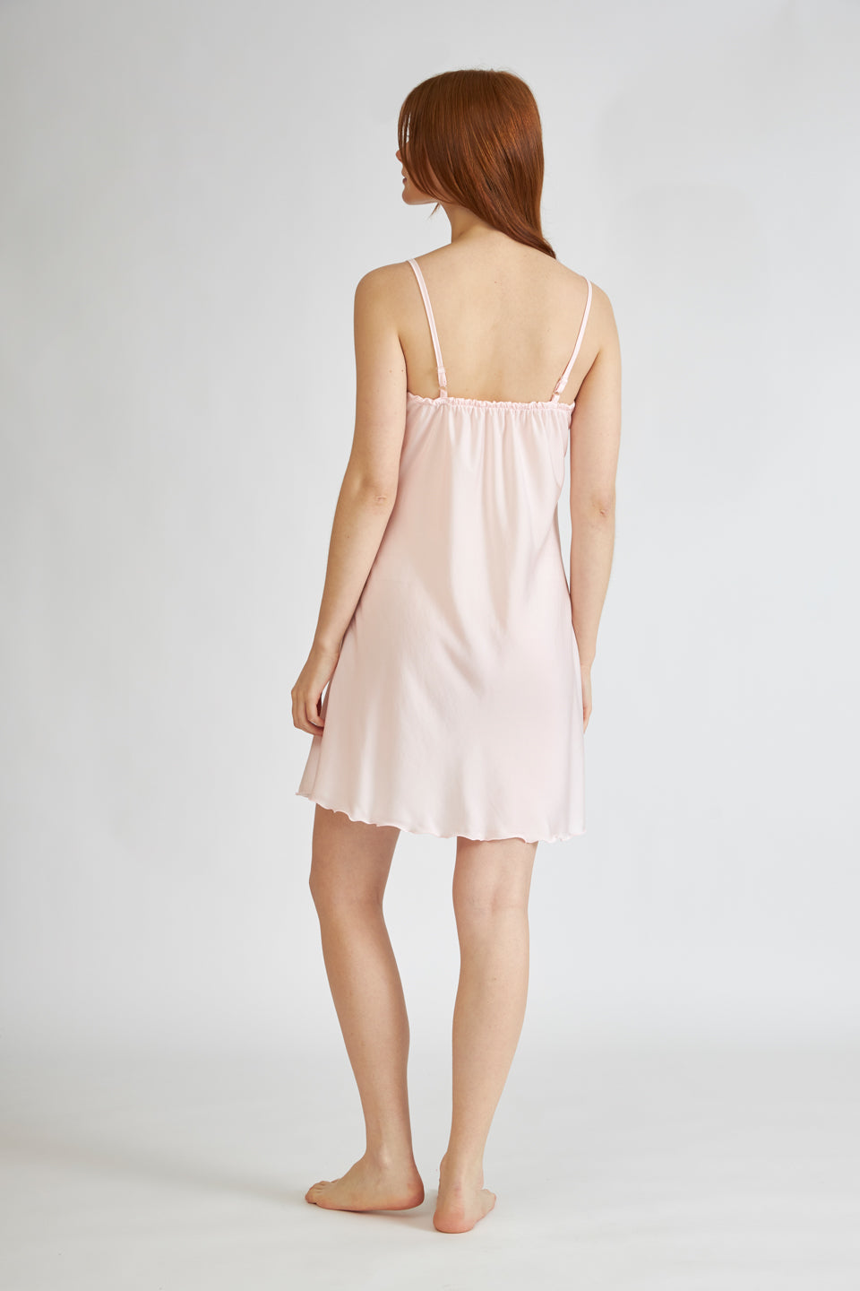 Harmony - Νυχτικό Σατέν Μονόχρωμο Pink