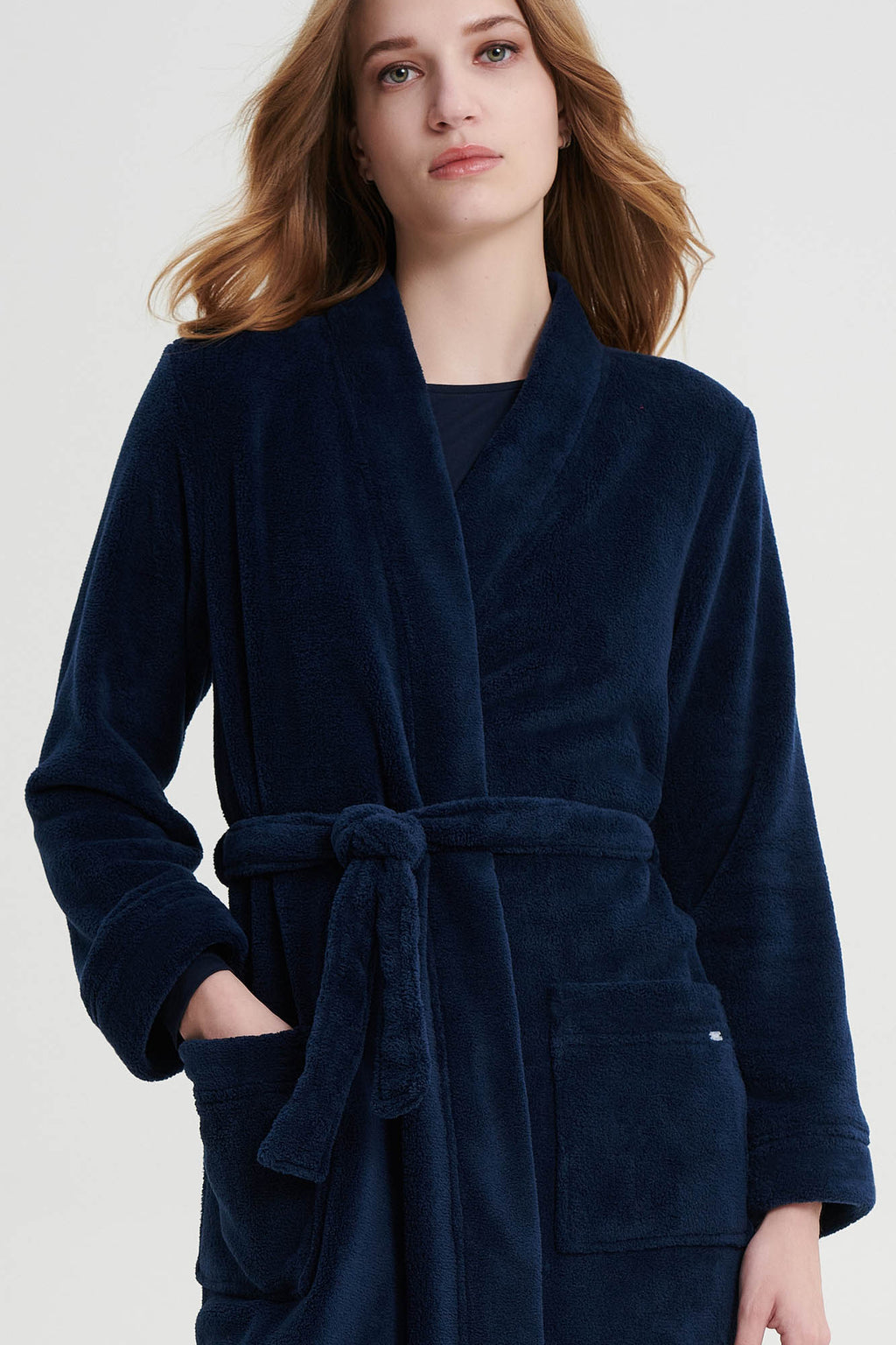 Vamp - Μονόχρωμη Σταυρωτή Ρόμπα