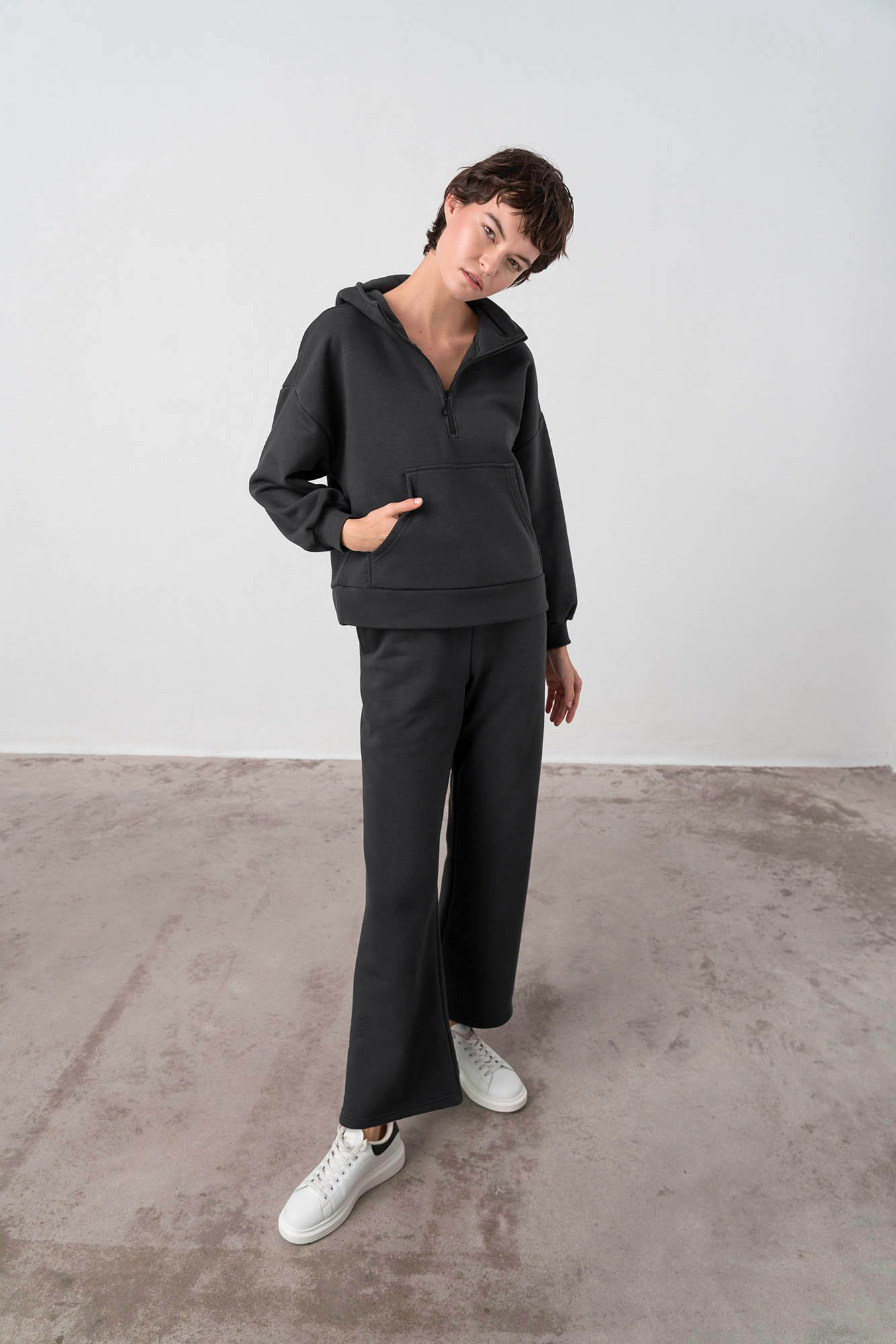 Vamp - Μονόχρωμο Παντελόνι Καμπάνα