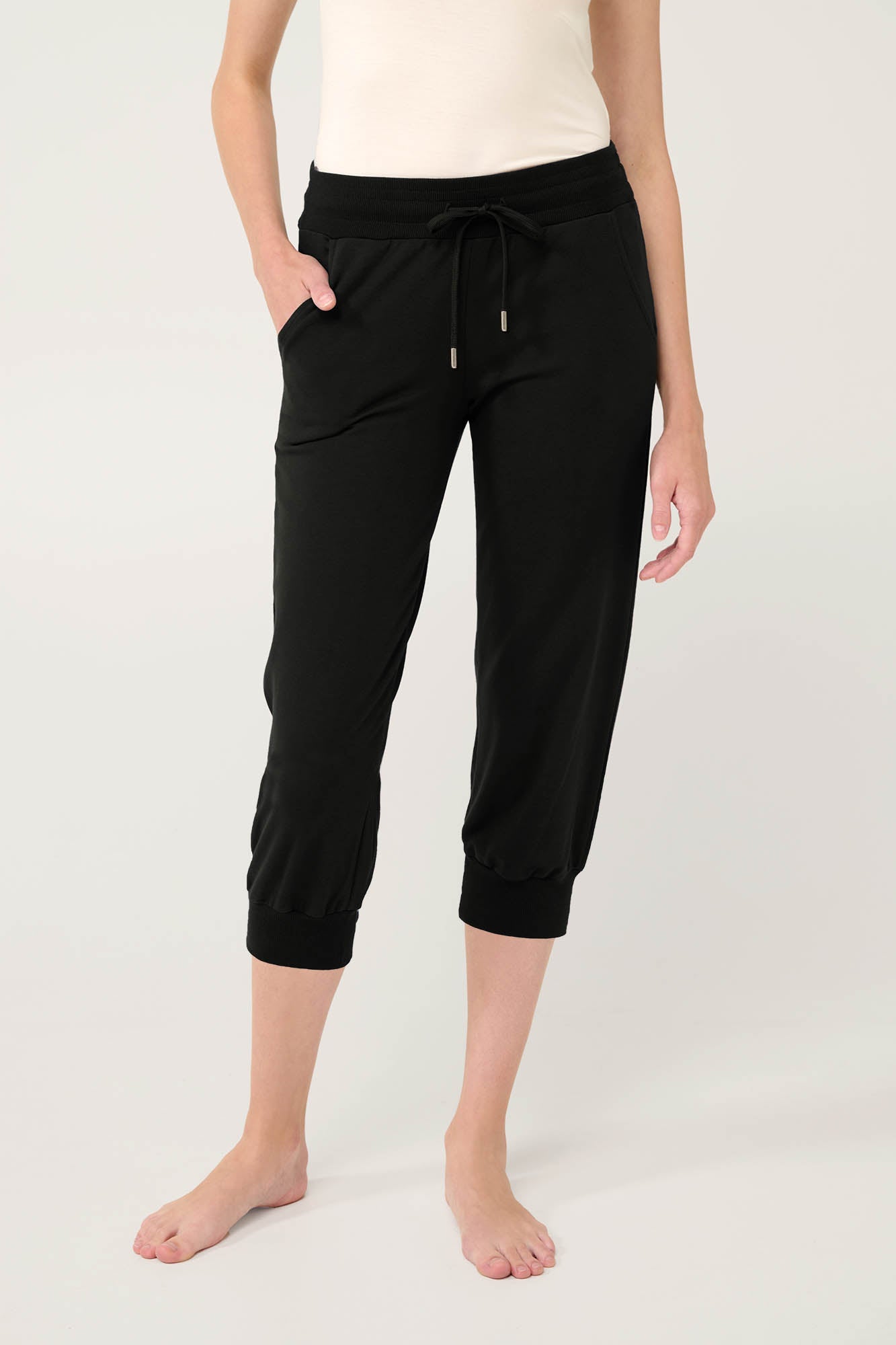 Vamp - Βαμβακερό Γυναικείο Κάπρι Παντελόνι