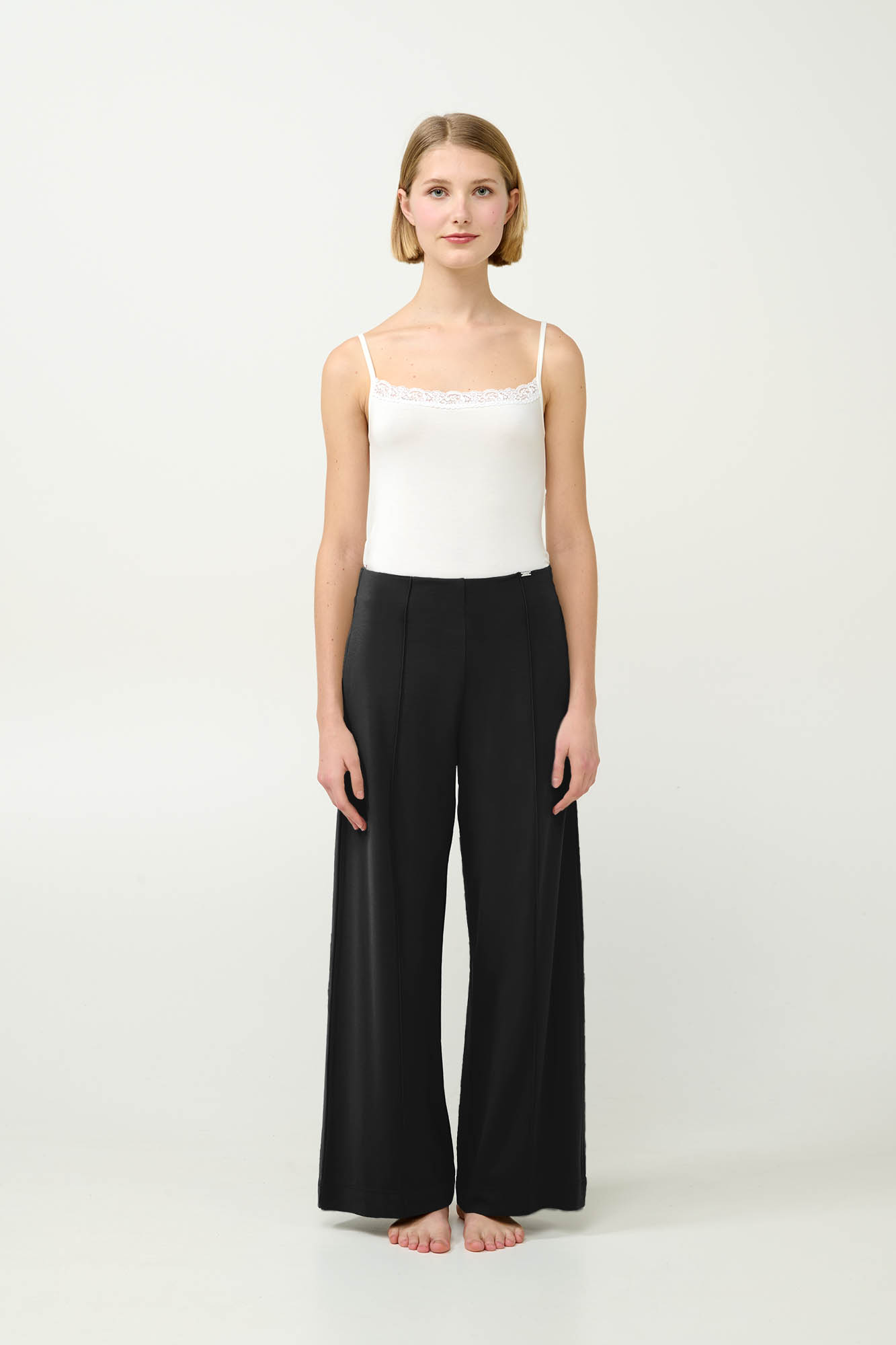 Vamp - Γυναικείο Lounge Φαρδύ Παντελόνι