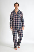 Harmony - Ανδρική Πιτζάμα Cotton Σακάκι Καρώ