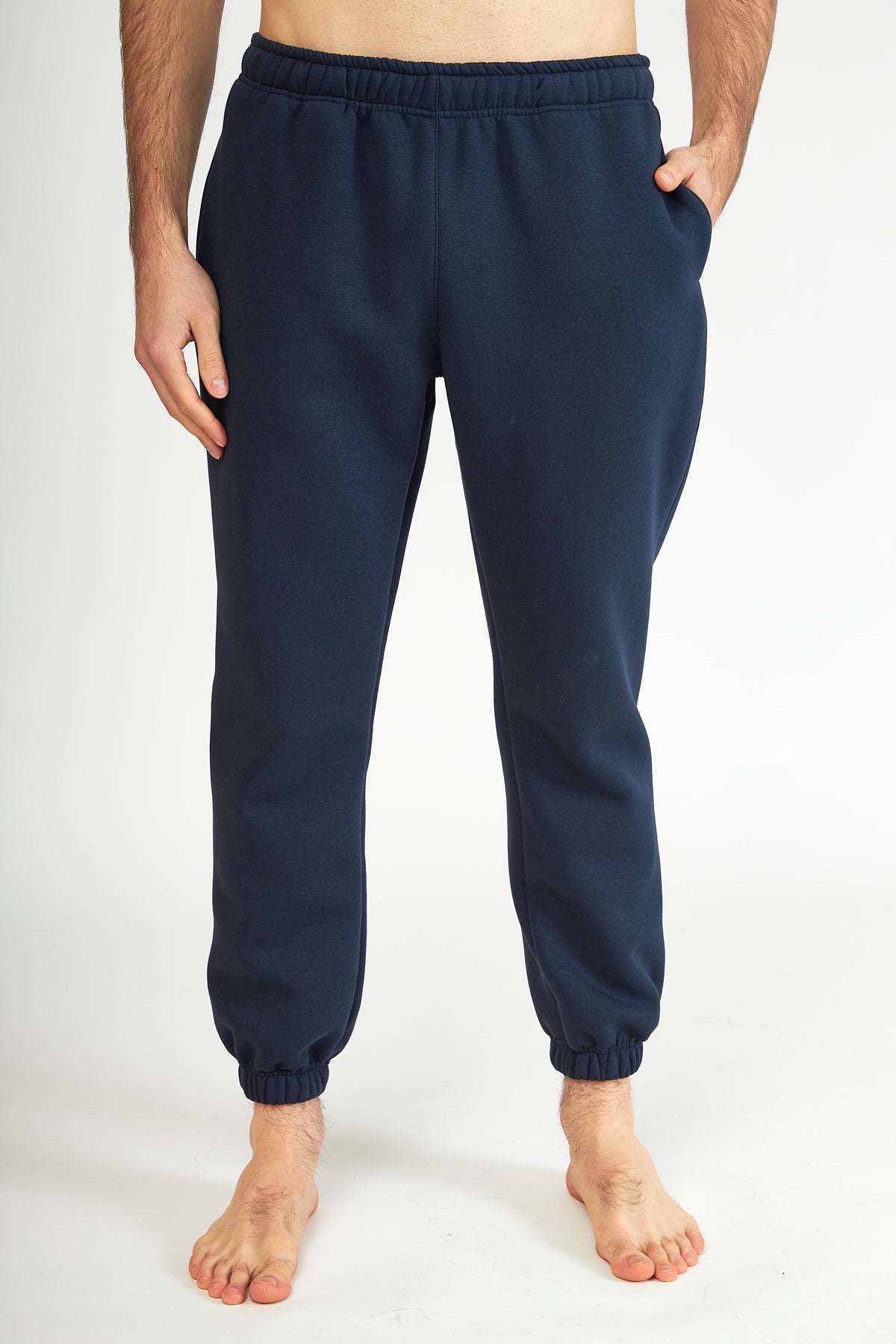 Harmony - Ανδρικό Παντελόνι Φούτερ Με Λάστιχο Blue