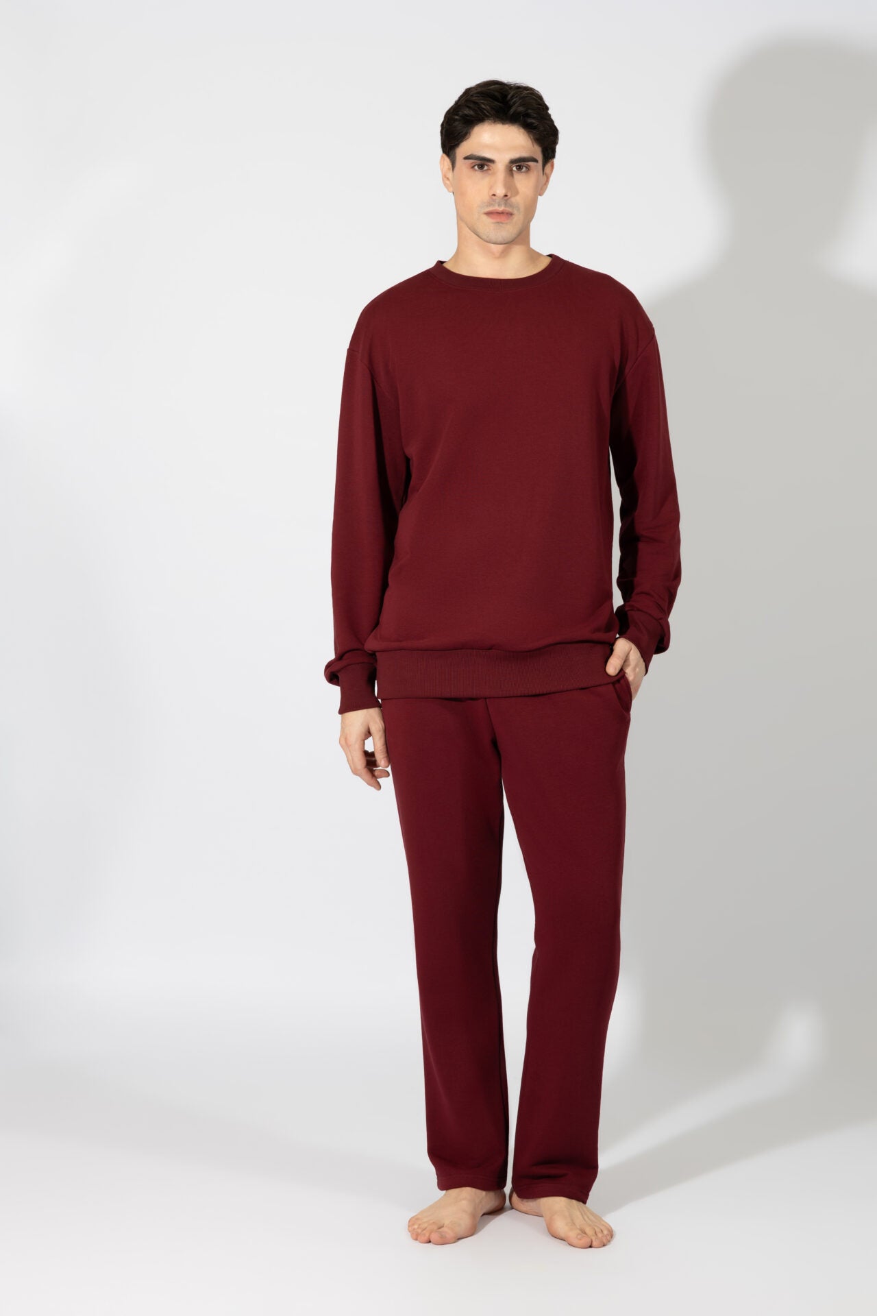 Harmony - Ανδρική Φούτερ Φόρμα  Bordeaux