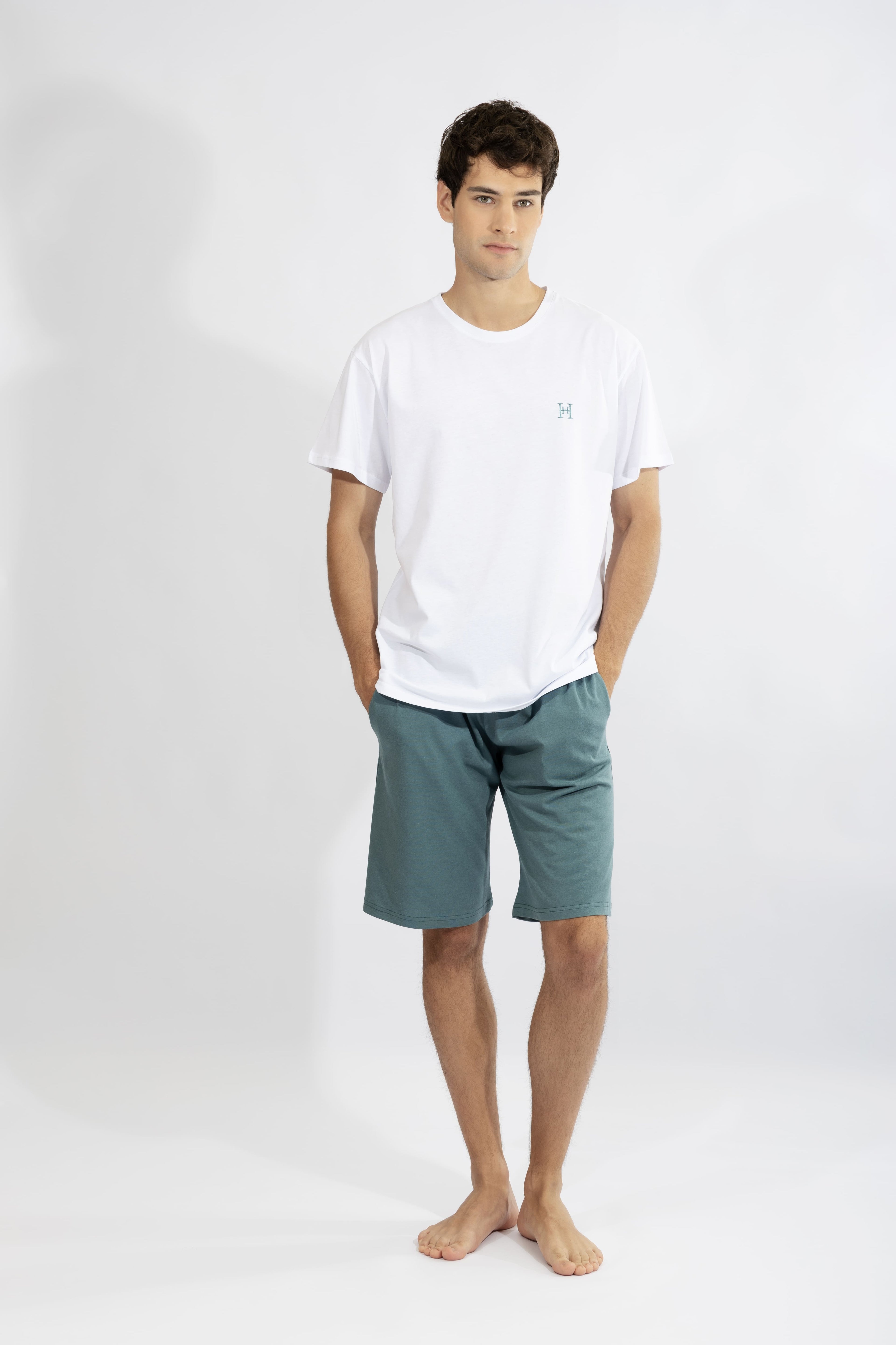 Harmony - Ανδρικό Βαμβακερό Σετ Loungewear