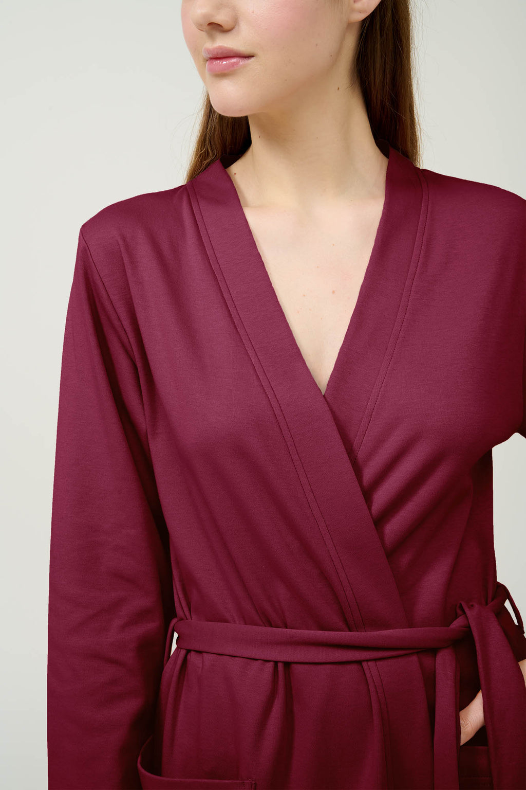 Vamp - Σταυρωτή Βαμβακερή Γυναικεία Ρόμπα