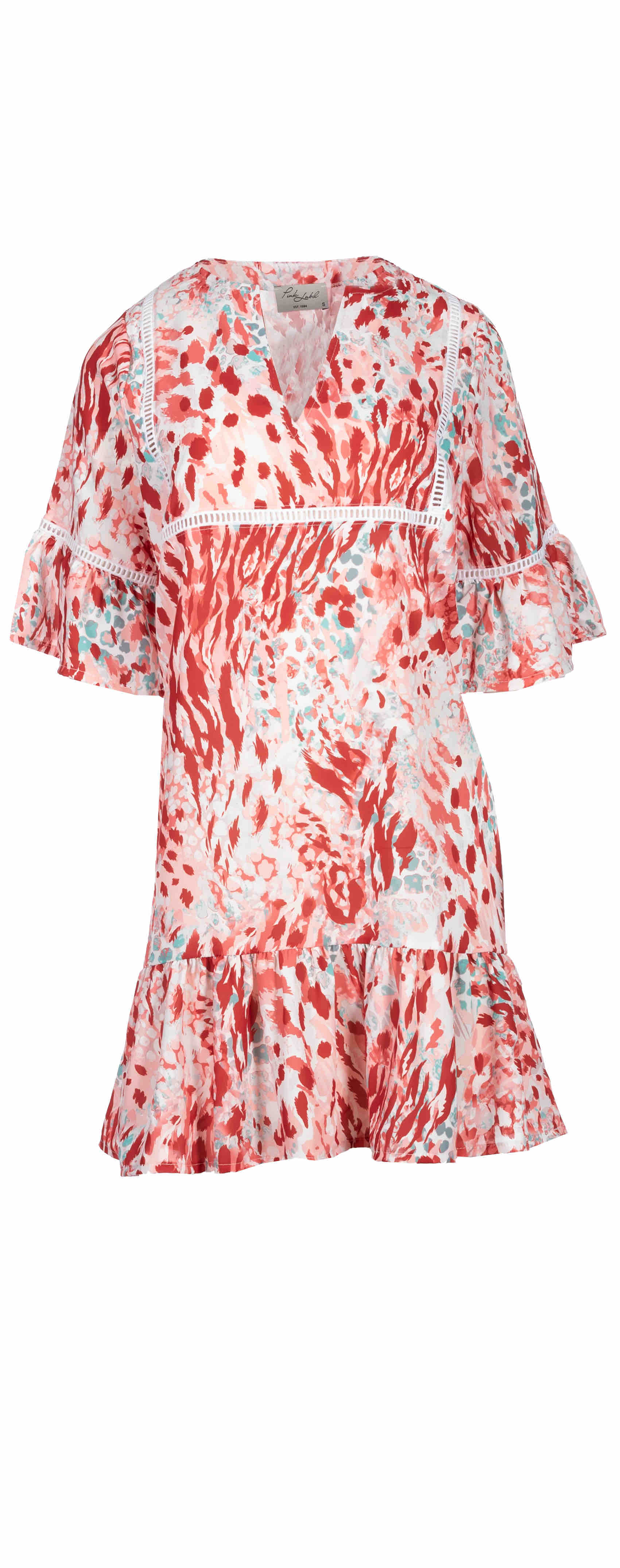 Pink Label - Beachwear Red Leopard