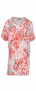 Pink Label - Beachwear Red Leopard