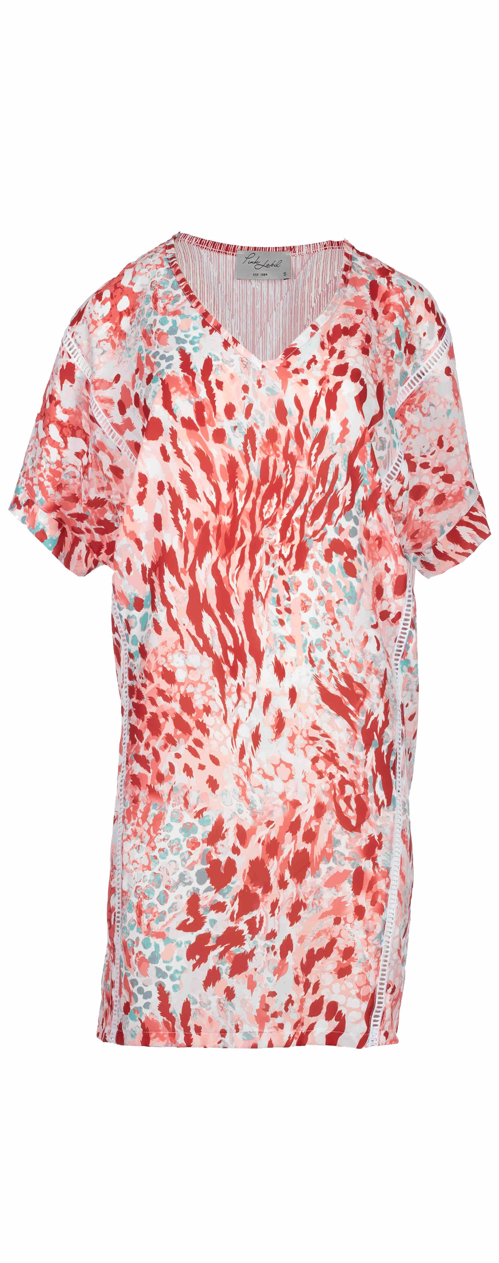 Pink Label - Beachwear Red Leopard