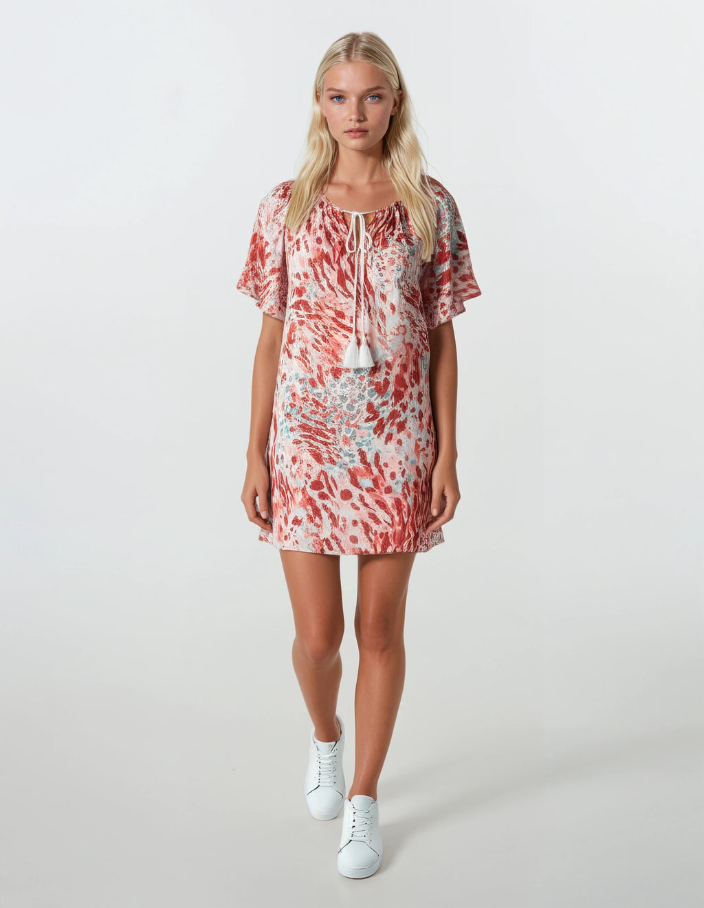 Pink Label - Beachwear Red Leopard