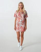 Pink Label - Beachwear Red Leopard