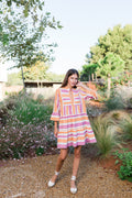 Pink Label - Beachwear Mbroidery Orange