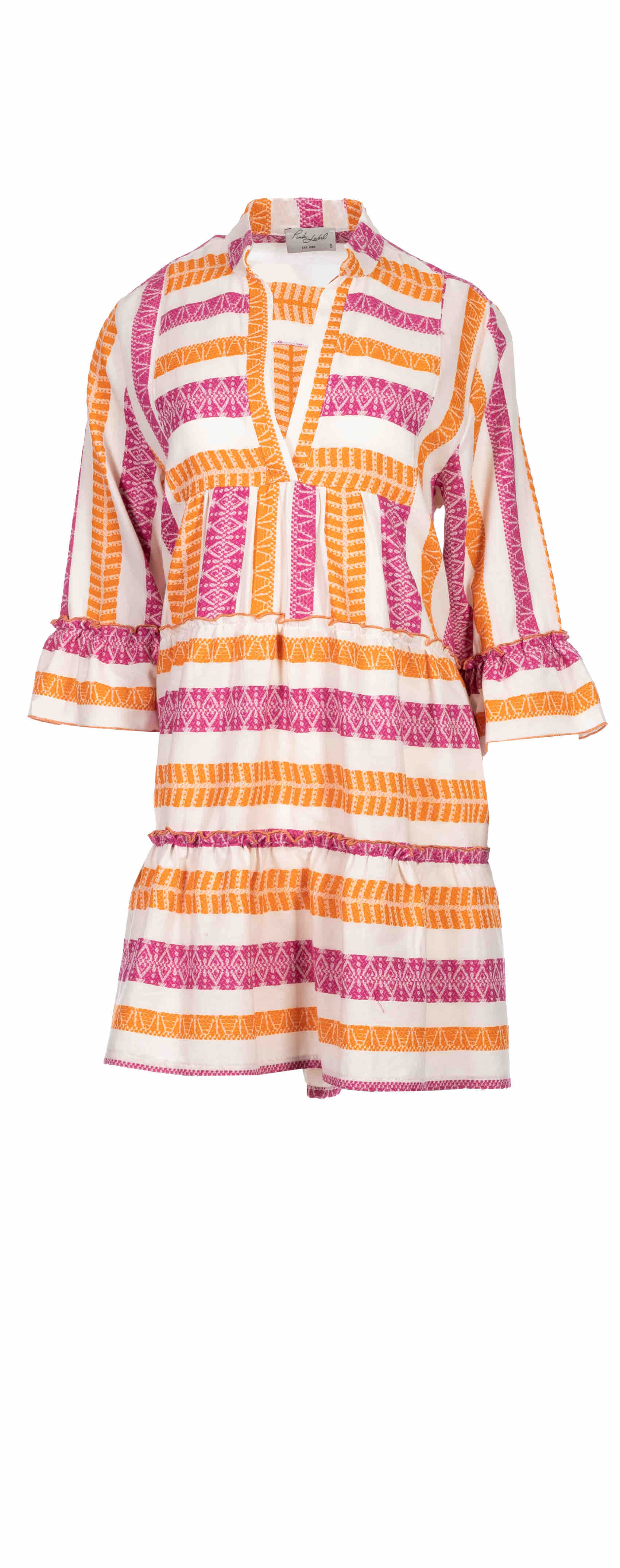 Pink Label - Beachwear Mbroidery Orange