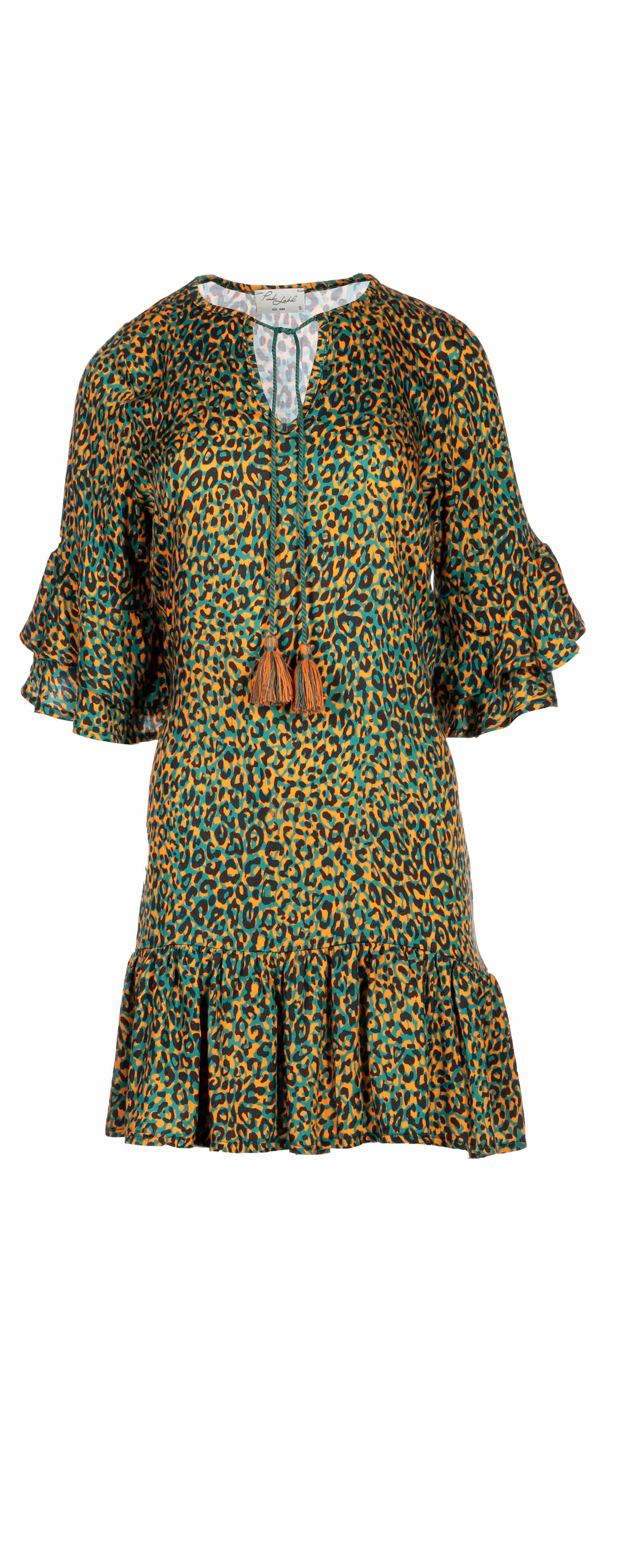 Pink Label - Beachwear Leopard Green