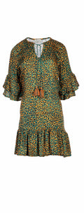 Pink Label - Beachwear Leopard Green
