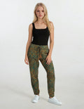 Pink Label - Beachwear Leopard Green