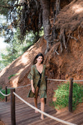 Pink Label - Beachwear Leopard Green