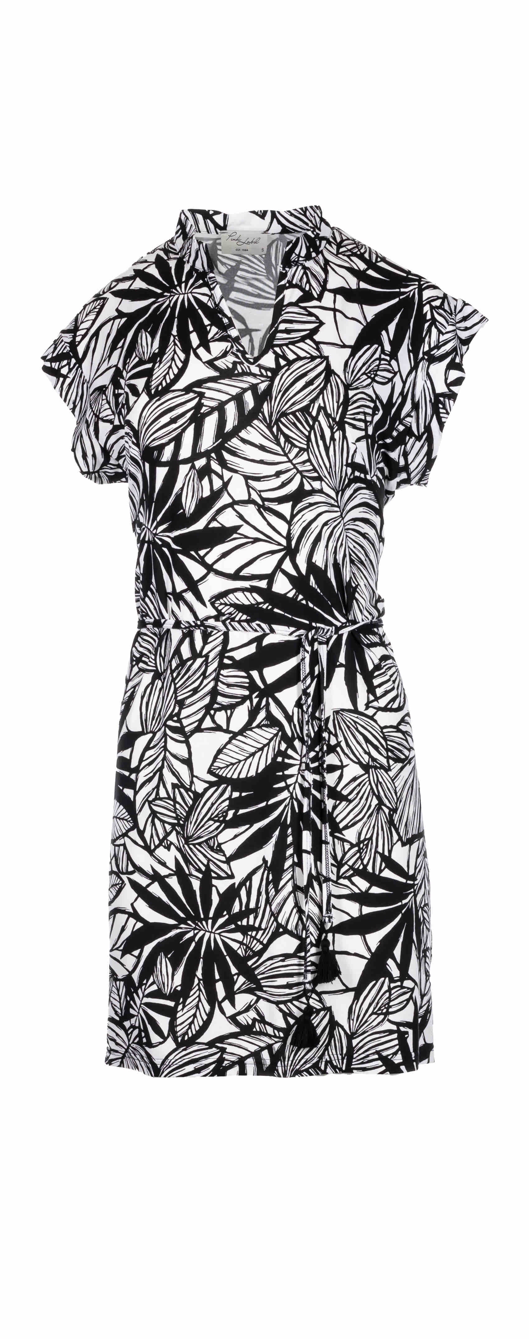 Pink Label - Beachwear Black Flower