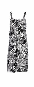 Pink Label - Beachwear Black Flower