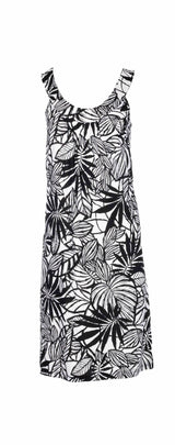 Pink Label - Beachwear Black Flower