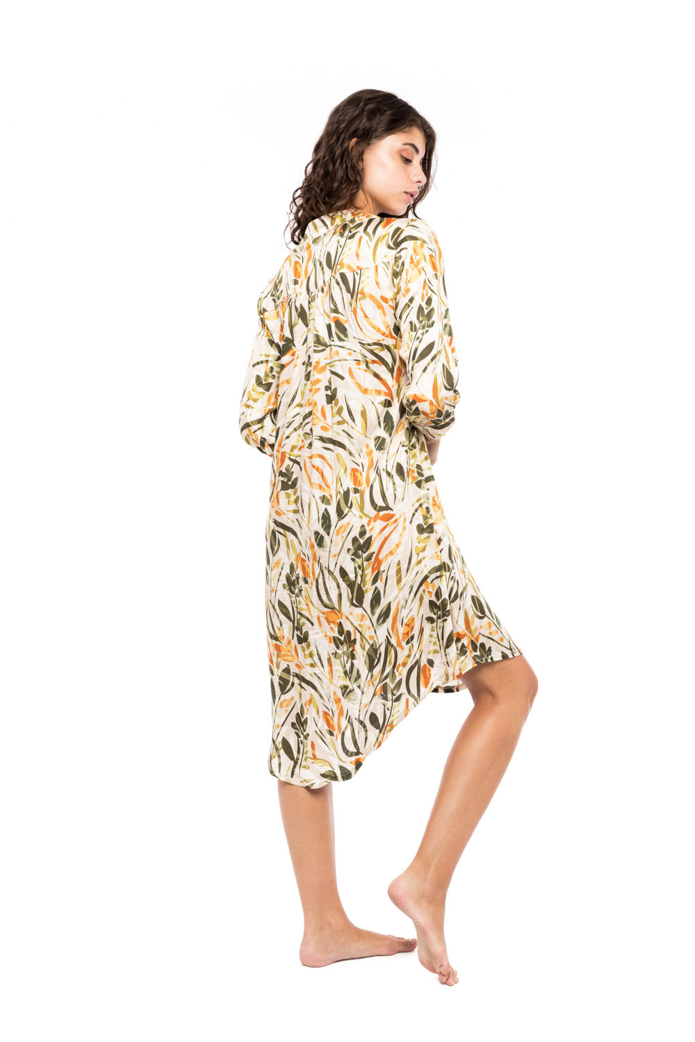 Pink Label - Beachwear Pastel Green Leaf