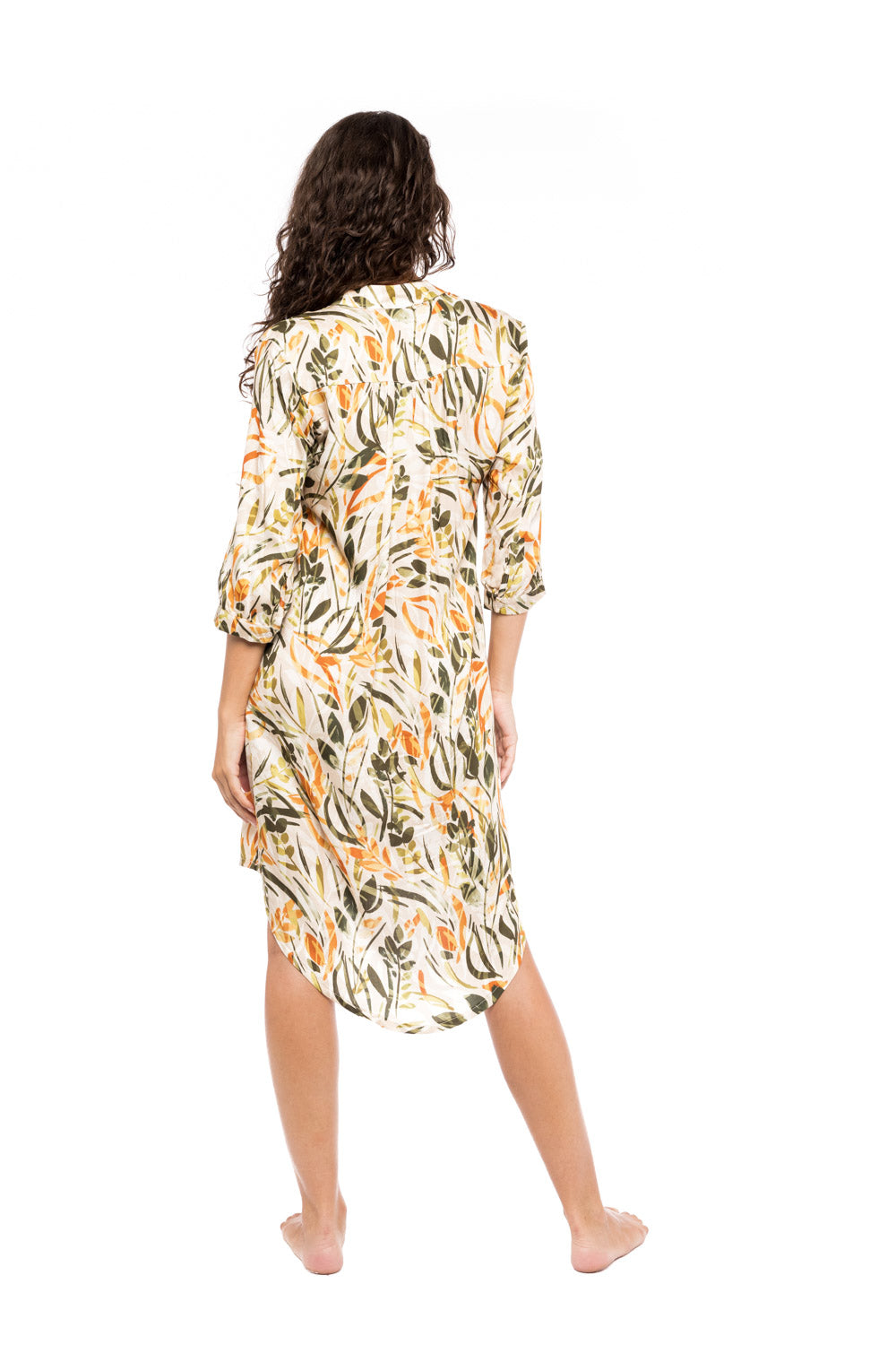 Pink Label - Beachwear Pastel Green Leaf
