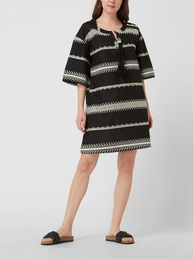 Pink Label - Beachwear Green & Black Embroidery