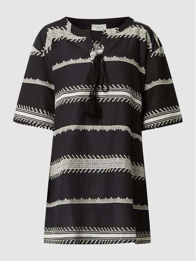 Pink Label - Beachwear Green & Black Embroidery