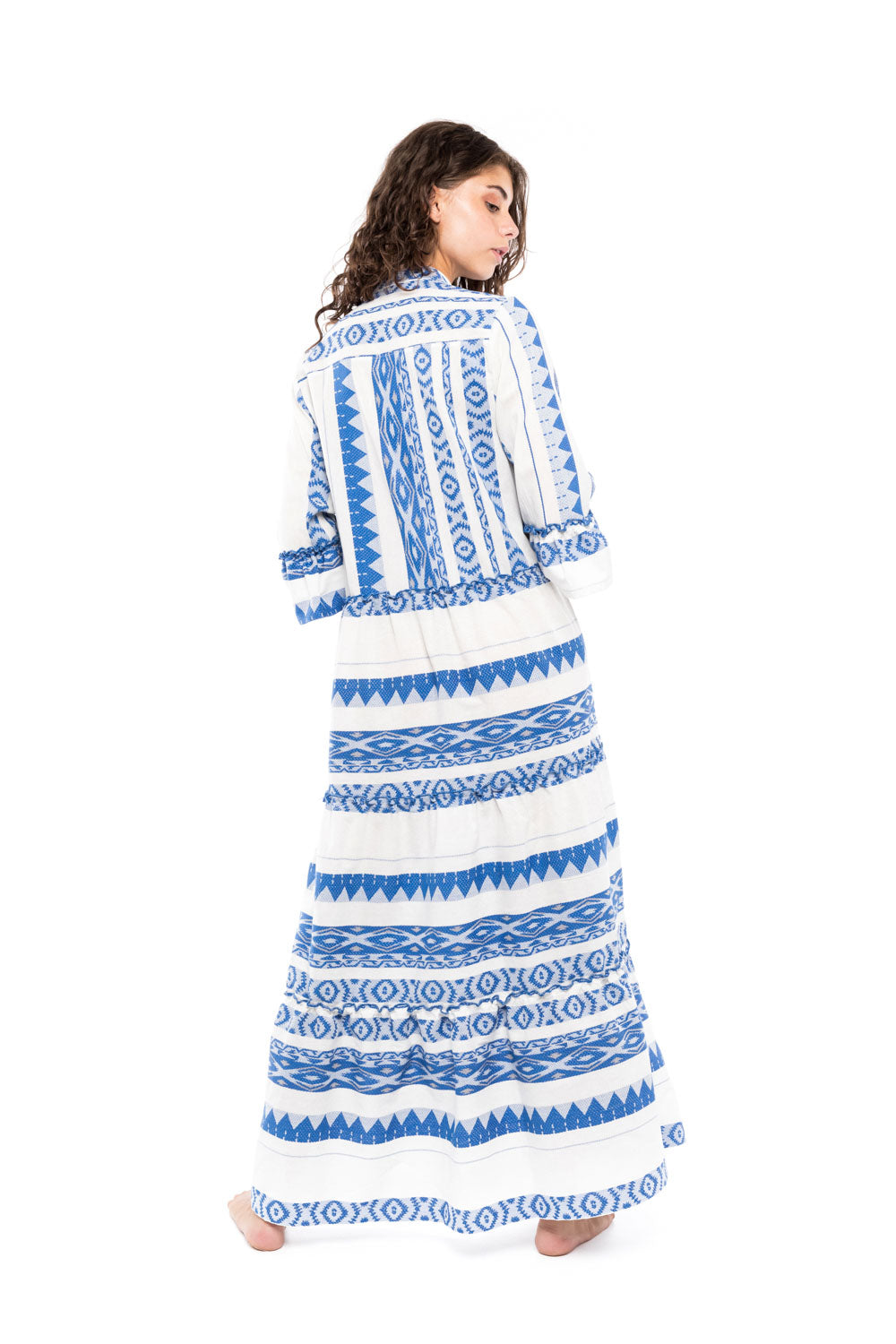 Pink Label - Beachwear Blue Embroidery