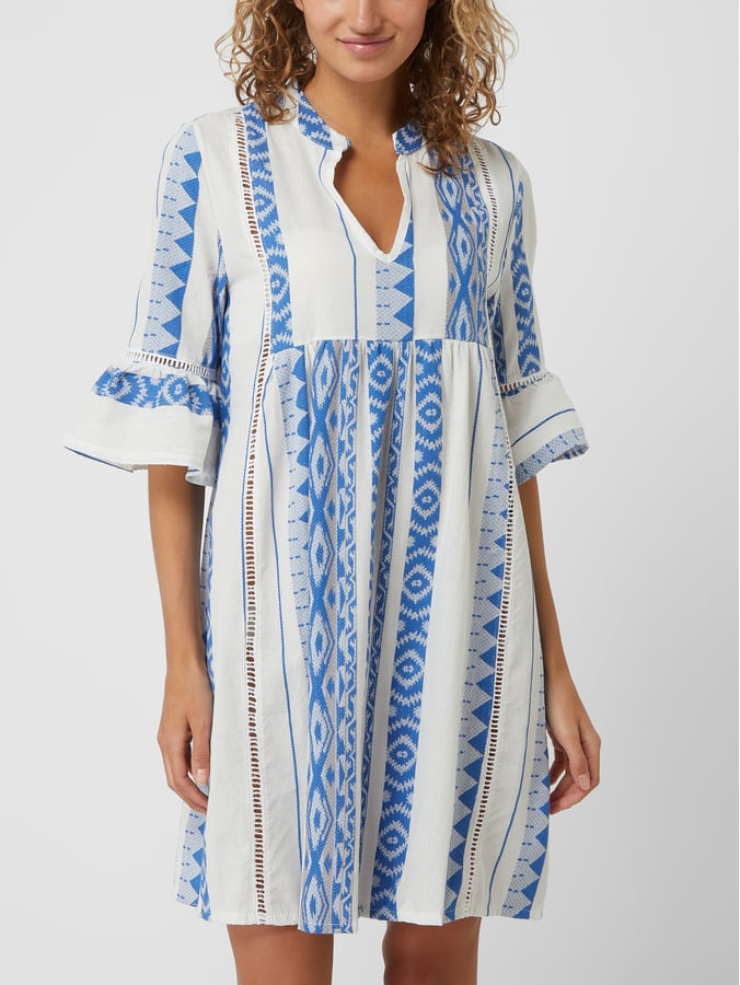 Pink Label - Beachwear Blue Embroidery