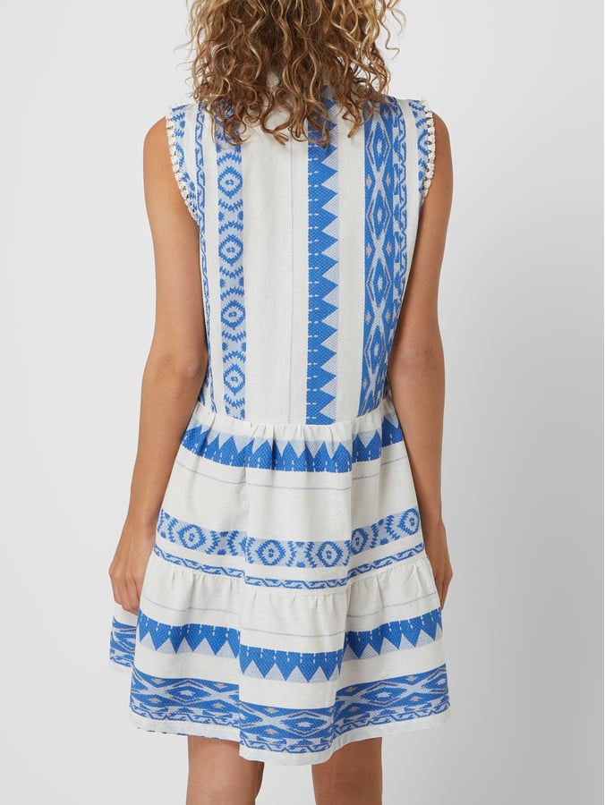 Pink Label - Beachwear Blue Embroidery