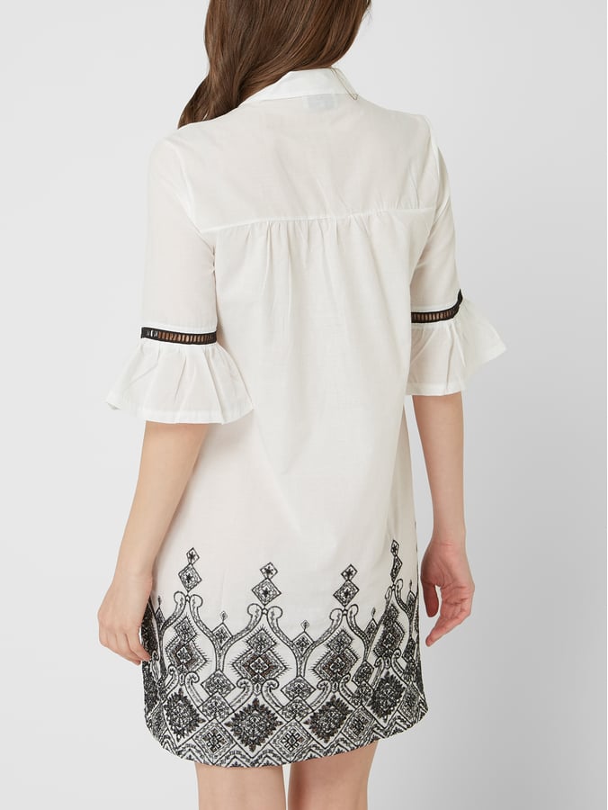 Pink Label - Beachwear Embroidery Black