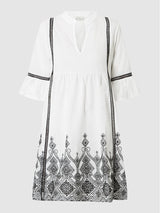 Pink Label - Beachwear Embroidery Black