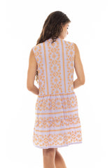 Pink Label - Beachwear Embroidery Orange