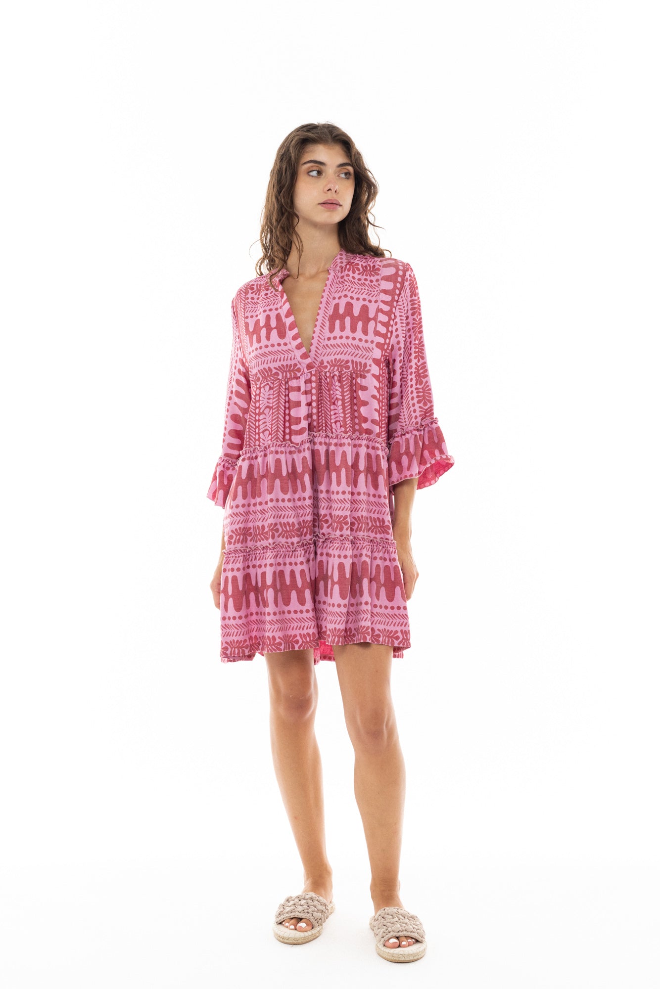 Pink Label - Beachwear Embroidery Dot